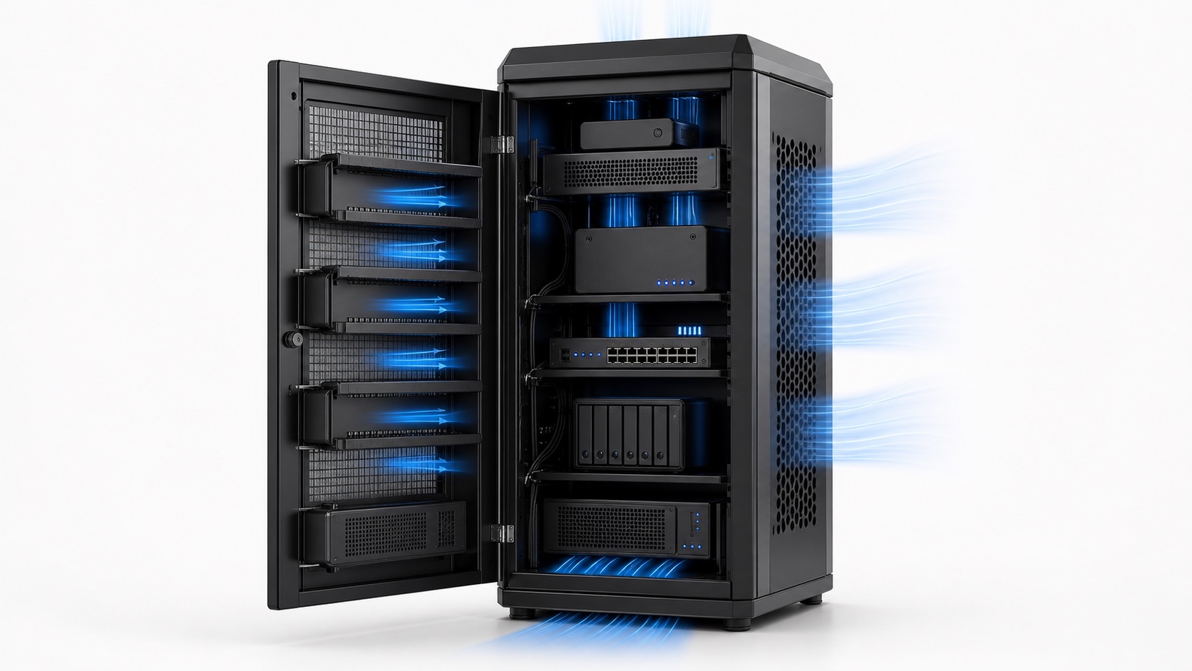 HUB 01 散热风道图