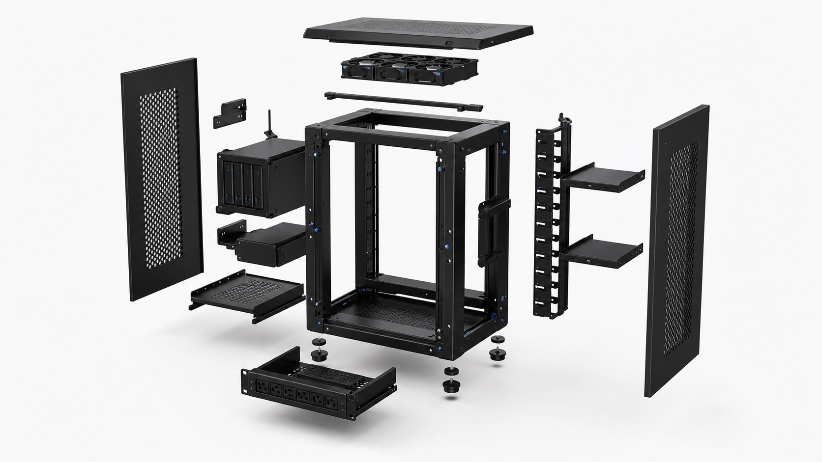 RACK 01 模块拆解图