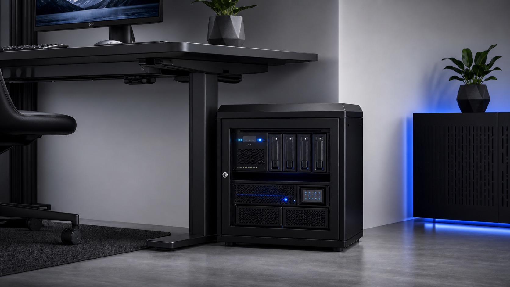 RACK 01 HomeLab Rack 产品渲染图